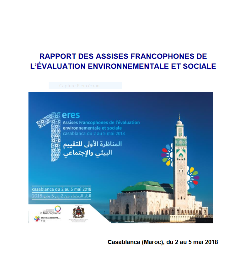 Rapport des 1ères Assises de l'évaluation environnementale e ... Image 1