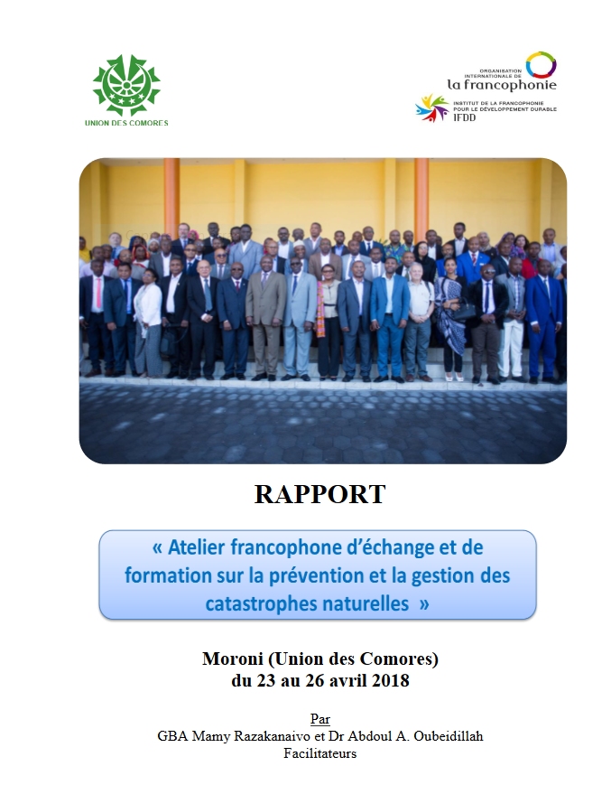 Rapport de l'atelier sur les catastrophes naturelles, Comore ... Image 1